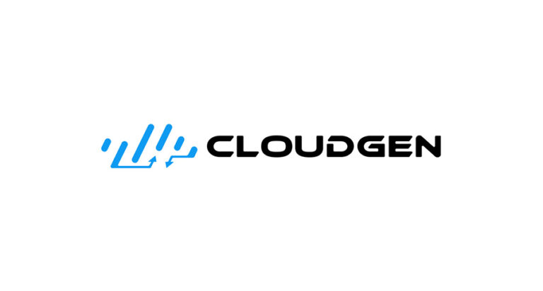 Cloudgen logo rectangle logo design