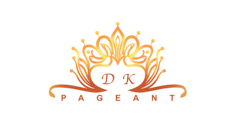 DK Pageant logo square color logo design