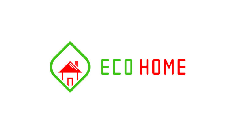 ecohome logo design rectangle