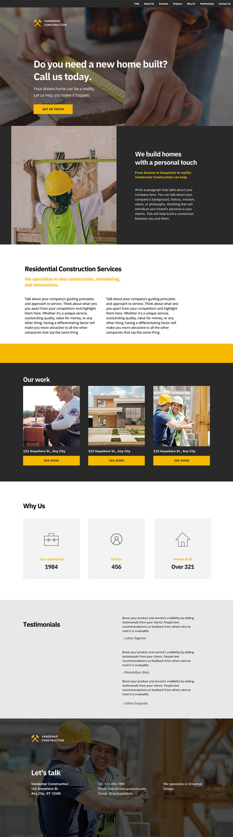 screencapture preview website design mockup website design globalinfoedge com construction company 8